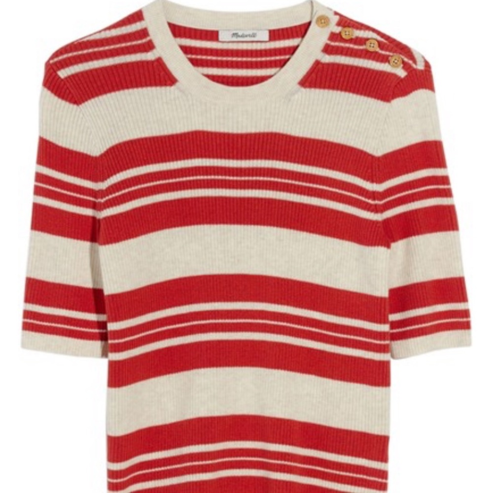 Madewell striped sweater top